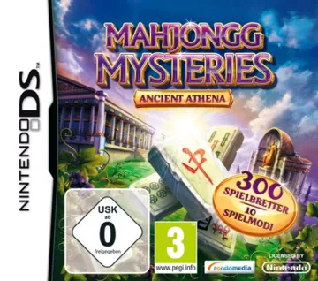 Mahjong Mysteries - Ancient Athena (Europe) (En,Fr,De,Es,It,Nl) box cover front